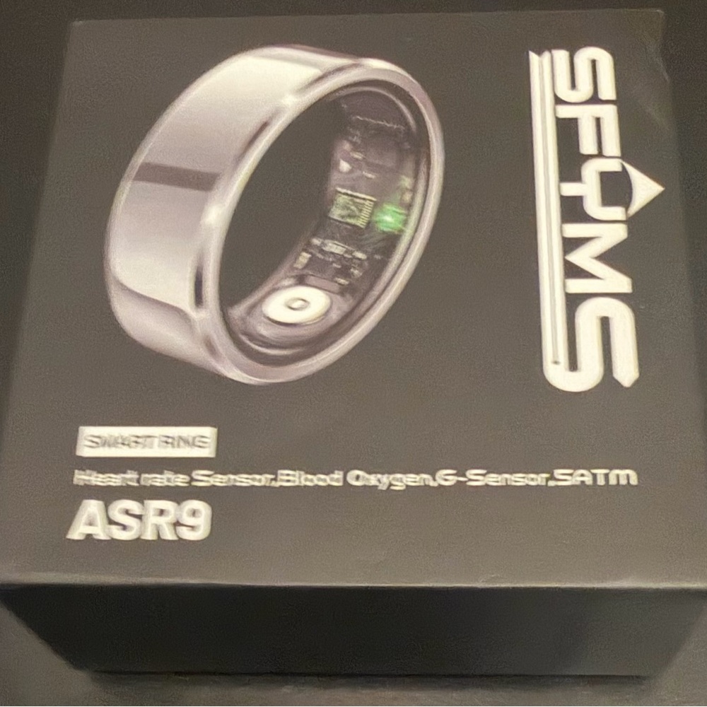 ASR9 Silver Smart Ring
